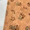 Estilo Nacional Borboleta Peso Pesado Peônia Imitação Xiangyunsha Tecido Estampado Jaqueta Qipao Feminina Tecido para Saia Hanfu Ma Mian
