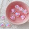 Diy Pintado à Mão Gota Banhado A Óleo Esmalte Colorido Pêssego Coração Contas Soltas Artesanal Pulseira Caseira Colar Pingente Material de Jóias