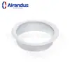 Conexão de duto redondo com flange galvanizado para Rua Curta conectada por flip com anel estampado com cola sem cola peça de instalação de tubo de ventilação galvanizado