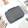 Bolsa de Armazenamento para Lápis de Pintura de 72 Cores para Estudantes Homens e Mulheres Estojo para Pincel de Esboço Lápis Régua Material de Papelaria Armazenamento Multifuncional à Prova d'Água