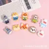Acessórios de Resina Zootopia Cola Branca DIY Presilha de Cabelo Capa de Celular Acessórios de Cabelo Chaveiro Chaveiro Crocs