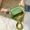 Bolso de mujer nuevo, transparente, estilo japonés, con maquillaje fresco, lápiz labial, bonito bolso bandolera de color caramelo para mujer.