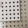 Pared divisoria de tablero de silicato de calcio perforado absorbente de sonido panel de cemento perforado tablero absorbente de sonido para sala de máquinas silenciador insonorizante tablero de silicato de calcio insonorizante