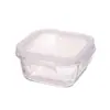 Contenedor Cuadrado de Vidrio para Alimentos de 520ml