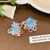 Jardín de Noche de Verano Es Adecuado para Pendientes de Flores Dopamina de Verano para Mujeres, Pendientes de Estilo Resort Costero, Pendientes de Gama Alta