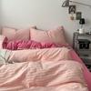 Ins Bubble Light Luxo Estilo Quatro Peças Conjunto de Cama Colcha Capa de Cama Dormitório de Estudante Individual Conjunto de Três Peças 4