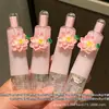 Flor de lótus rosa tipo prensa cola em pontos estilo ins alto valor estudante tipo prensa alta viscosidade diário de menina fita dupla face artesanal