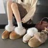 Botas de Nieve Cálidas con Suela Gruesa para Mujer 2026 Nuevo Estilo Invierno Aterciopelado Grueso Antideslizante Noreste Piel Zapatos de Algodón
