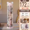 Contenedor de felpa mejorado con cremallera para guardar muñecas, transparente, gran capacidad, perfecto para guardar muñecas y juguetes