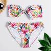 2022 Split Impresso Comércio Exterior Feminino Swimwear Europeu e Americano Novo bIKINI Transfronteiriço AliExpress bIKINI Maiô