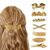 Acessórios de Cabelo Exquisitos Estilo Coreano Novos no Atacado, Presilhas de Mola em Liga, Presilhas Longas para Rabos de Cavalo, Peça Única com Dropshipping