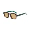 Nuevas Gafas de Sol Cuadradas para Mujer, Moderno Marco Pequeño de Clavo de Arroz, Protección Solar, Forma Cóncava, Fotografía Callejera, Gafas de Sol Transfronterizas Versátiles Europeas y Americanas para Hombre
