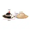 Accesorios de Joyería de Aleación para Hacer Manualidades con Forma de Gota de Aceite Bolsita de Maquillaje para Niñas Accesorios de Tacones Altos Pulsera Pendientes Colgante W507