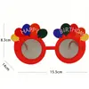 Fiesta de Cumpleaños Gafas de Globo Divertidas Accesorios Creativos para Fotos de Fiesta Decoración para Hornear Pasteles Gafas de Cumpleaños para Niños