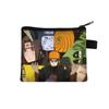 Monedero Infantil de Naruto, Tarjetero Unisex para Estudiantes, Bolsa de Almacenamiento con Cremallera para Estudiantes de Secundaria, Tarjetero