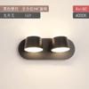 Lámpara de pared LED de lectura nórdica minimalista para dormitorio, mesita de noche, con interruptor independiente, brillo de esquina ajustable, pared de fondo para sala de estar