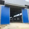 Fabricante de Huizhou Shenzhen Manual Eléctrica Industrial Puerta Corredera Panel Sándwich de Acero Color Taller de Fábrica Almacén Puerta Corredera