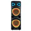 Altavoz Bluetooth de exportación más vendido, doble de 12 pulgadas, 150W, inalámbrico estable, entretenimiento de karaoke, con micrófonos duales, soporta OEM