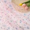 Tela de malla con mariposas coloridas y mágicas, vestido de princesa, ropa para niños, ropa de muñeca Hanfu antigua, tela de malla