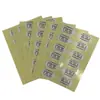 Etiqueta Adhesiva Blanca Impresa de Papel Sintético Pegatina Película Protectora para Mascotas Candado de Viaje Recordatorio de Instrucciones para Puerto de Carga Pegatina