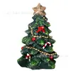 Escultura Decorativa de Resina Navideña Más Vendida Transfronteriza Adornos para Árbol de Navidad Regalos Festivos de Escritorio Adornos Decorativos