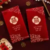 Sobre rojo de boda 2025 nuevo retro creativo ganancia es sellar con el regalo de larga boda cambio carácter feliz bolsa de sobre rojo