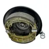 Cubierta Delantera de Tambor Pequeña para Coche 110 (12 Agujeros) Cubierta del Tambor de Freno Delantero para Vehículo Eléctrico Ensamblaje de Rueda Delantera para Scooter Eléctrico
