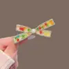 Pin de Flequillo Lateral Estilo Nuevo de Verano, Elegante Pinza de Mariposa de Cristal Verde para Mujer
