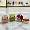 Botella de Crema Facial con Patrón Dorado en Relieve, Tarro de Crema Estilo Cantonés, Botella Vacía de 50g, Botella Dispensadora para Mascarillas y Productos de Cuidado de la Piel, Procesamiento Personalizado