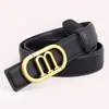 Cinturón de Mujer Estilo Nuevo Hebilla Automática Cinturón de Piel de Vaca Textura Versátil Cinturón para Jeans Accesorio de Moda Cinturón Estilo Nuevo