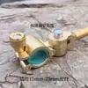 Suporte de vara de pesca telescópico universal multi-cor tipo botão de liga de alumínio, montado na traseira, para pesca de peixes grandes, com haste antiderrapante e absorvente de choque