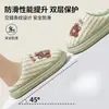 Pantuflas de Algodón con Peluche de Oso Manzana, Nuevo Estilo de Invierno para Mujer, Antideslizantes para Interiores, Simples, Lindas, Cómodas y Cálidas