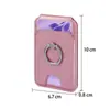 Soporte Magnético Magsafe para Tarjetas de Moda Transfronterizo con Anillo Almacenamiento Conveniente Id Cuero Exquisito Soporte para Tarjetas Listo para la Venta