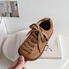 Sapatos Infantis Birkenstock, Sapatos de Pão de Couro Genuíno para Meninas de Outono, Sapatos Casuais com Solado Macio para Meninos, Sapatos Infantis Doudou