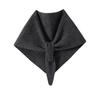 Bufanda de punto triangular pequeña de cachemira pura 100% para mujer, bufanda para el cuello, otoño e invierno, nueva bufanda tipo chal, venta al por mayor