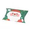 Nueva caja de embalaje de dulces navideños europeos caja de almohada navideña personalizada fabricantes de cartones de dulces al por mayor
