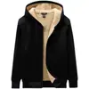 Suéter masculino casaco inverno manga longa inverno gola redonda forrado com fleece pullover engrossado cinza escuro top outono e inverno 2023 Novo
