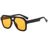 24 Gafas de Sol de Moda Casual con Doble Puente Unisex para Deportes al Aire Libre Protección Solar Personalizadas Europa y América