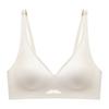Ropa interior de cinturón hueco brillante sin costuras para mujer, sin aros, para busto pequeño, push-up, soporte suave, copa fija, brasier fino para niñas