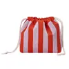 Bolsa de Maquiagem com Cordão Estilo Coreano de Bolinhas para Mulheres 2026 Nova Moda Grande Capacidade Bolsa de Armazenamento de Produtos de Skincare Portátil