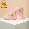 Zapatos de Lona de Caña Alta Nuevos para Niños y Niñas, Primavera y Otoño 2026, Tenis de Primavera para Bebés y Niños Pequeños con Suelas Suaves