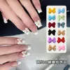 Accesorios de Uñas Artísticas Tendencia en Línea: Pajaritas Versátiles de Colores Mate 3D Decoraciones para Uñas de Resina DIY