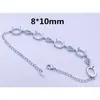 Plata S925 Soporte Vacío Pulsera de Cobre Blanco Puro Soporte Vacío Chapado en Platino Procesamiento de Incrustación de Piedras Preciosas Fábrica DIY Leidezhu