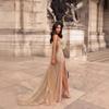 WT1118# Nuevo vestido sexy sin tirantes de manga raglán para mujer de comercio exterior europeo y americano Amazon vestido con abertura