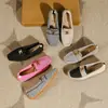 Zapatos de princesa 2024 nuevos zapatos de punta cuadrada de una sola capa zapatos tejidos de punto para mujer mocasines casuales de comercio exterior transfronterizo zapatos tipo guisante para mujer
