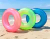 Anillo de Cristal de Dibujos Animados al por Mayor en Stock del Fabricante Anillo Grueso de Doble Capa de Burbuja Anillo Flotante de Natación para Juegos Acuáticos Infantiles de PVC