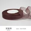 Cinta de Gasa de Nieve de 2 cm Rosa Material para Manualidades Lazo Accesorio para el Cabello Cinta para Empaquetar Sombreros Venta al por Mayor Hecho a Mano