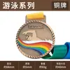 Placa de Medalha Maratona Ouro Prata Bronze Medalha Comemorativa Insígnia Placa de Metal Liga de Zinco Material Estrela de Cinco Pontas Basquete