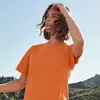 205g Algodão Fiado em Anel Tamanho Grande Europeu e Americano Camiseta de Verão Manga Curta Gola Redonda Camisa Cultural Uniforme de Grupo de Trabalho Logo Personalizado