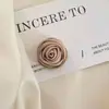 Flor de Satén Tridimensional de Tela, Capullo de Rosa, DIY Hecho a Mano, Accesorios de 3 cm para Accesorios del Cabello, Zapatos, Sombreros, Bolsos y Accesorios de Ropa